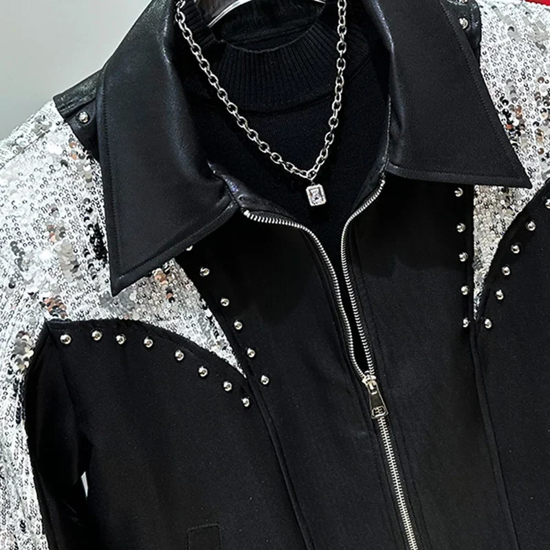 Men's Casual Jacket Black - Image 2