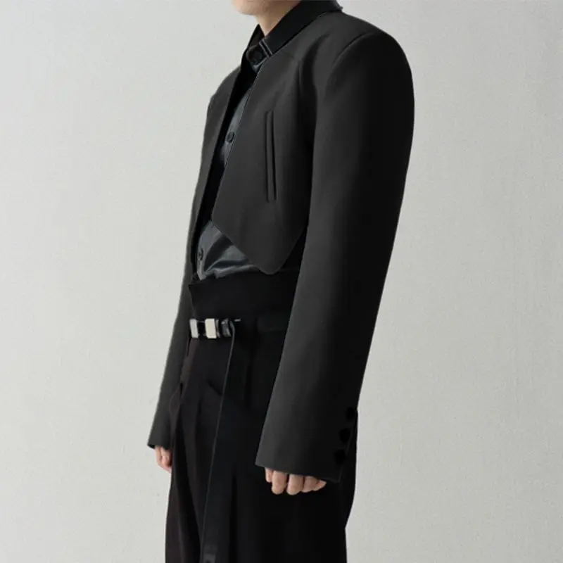 Men's Cropped Blazer - Image 2