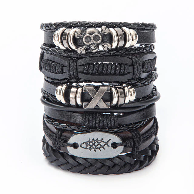 Men's Gothic Punk Bracelet - Image 2