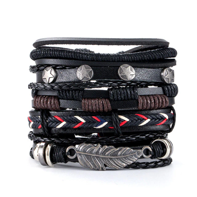 Men's Gothic Punk Bracelet - Image 4