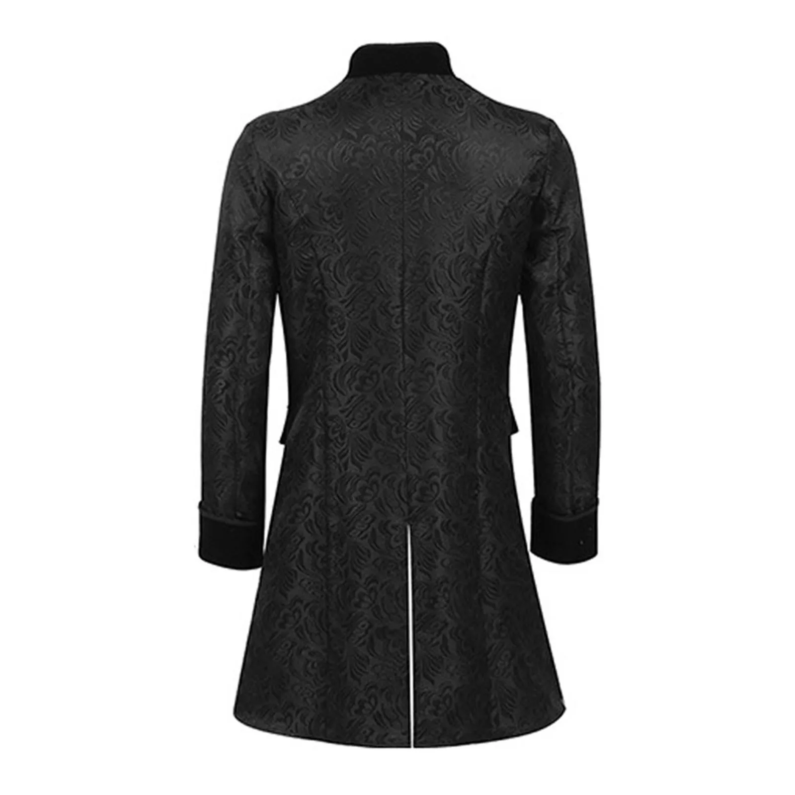 Men's Gothic Tailcoat Black - Image 2