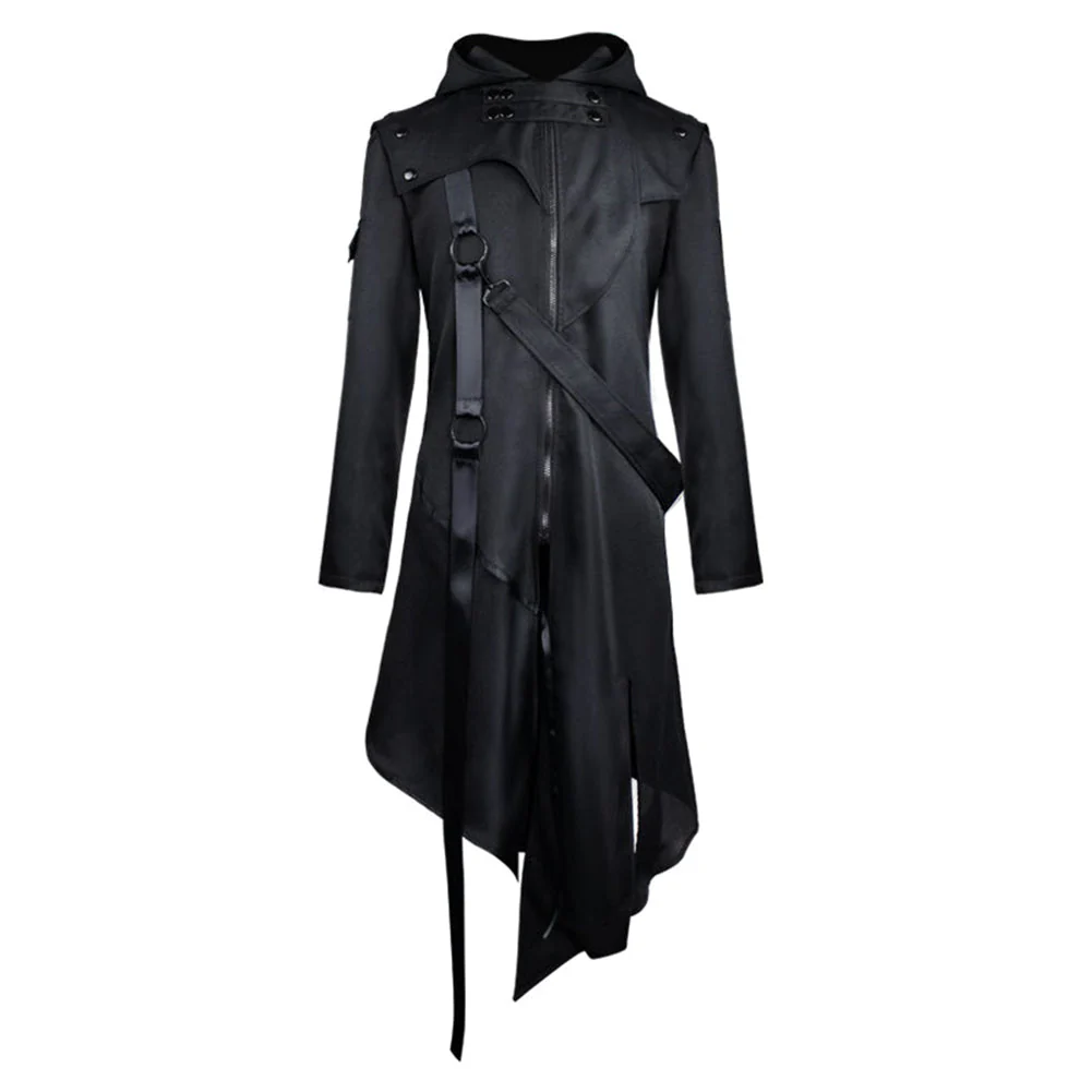 Men's Hooded Trench Coat - Image 2