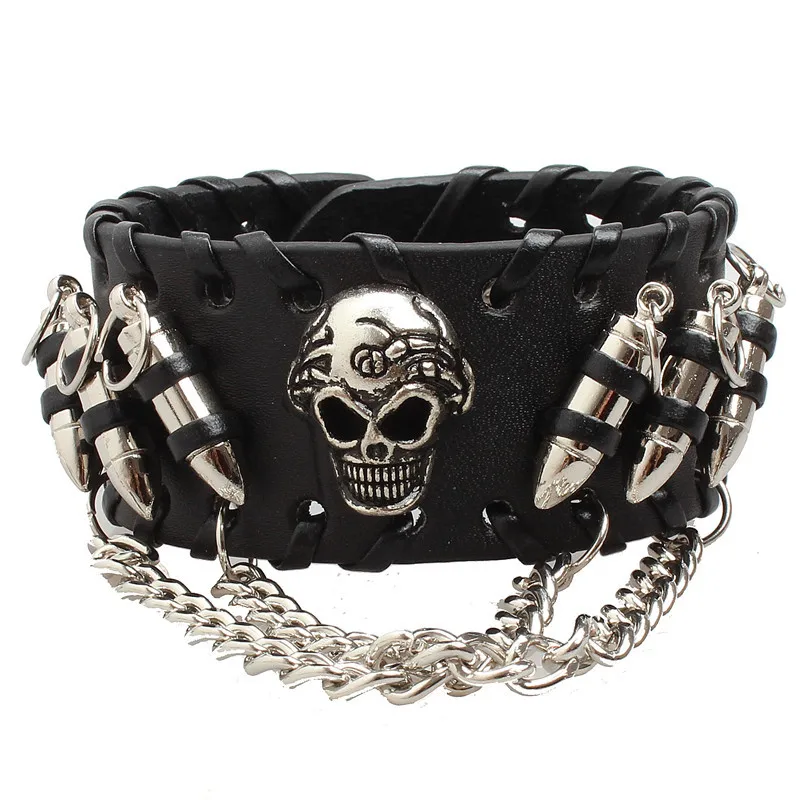 Men's Leather Bracelet - Image 2
