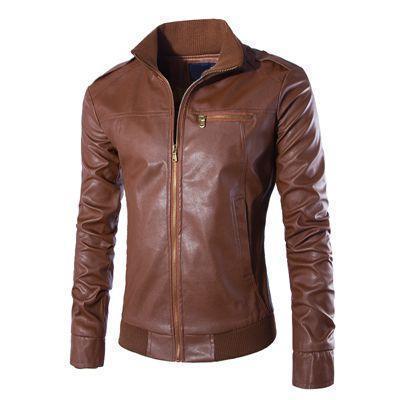 Men's Leather Jacket - Image 3