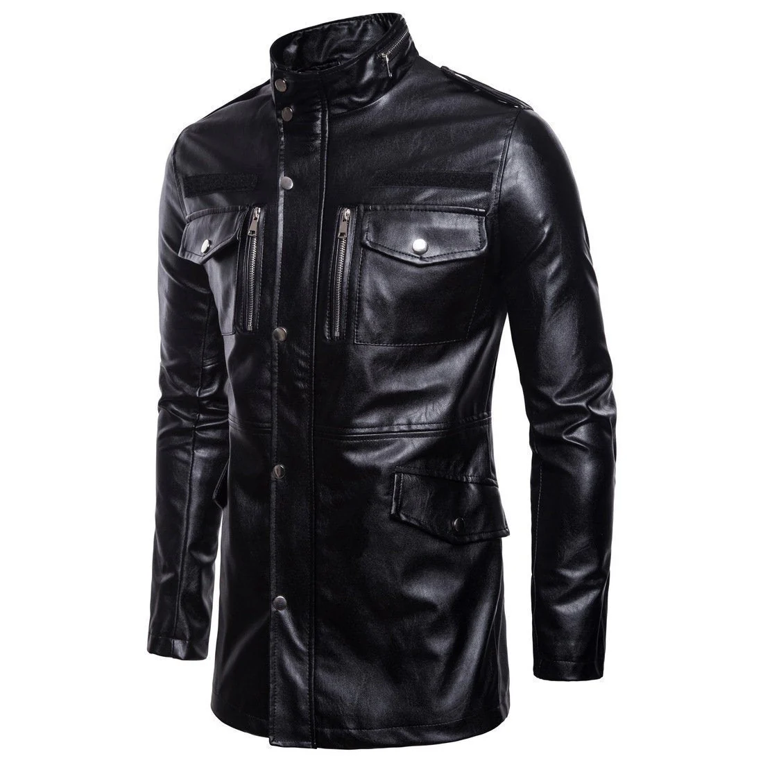 Men's Leather Jacket - Image 3