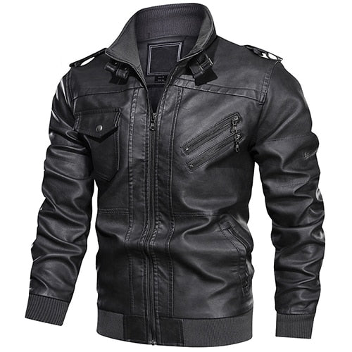 Men's Leather Jacket - Image 2