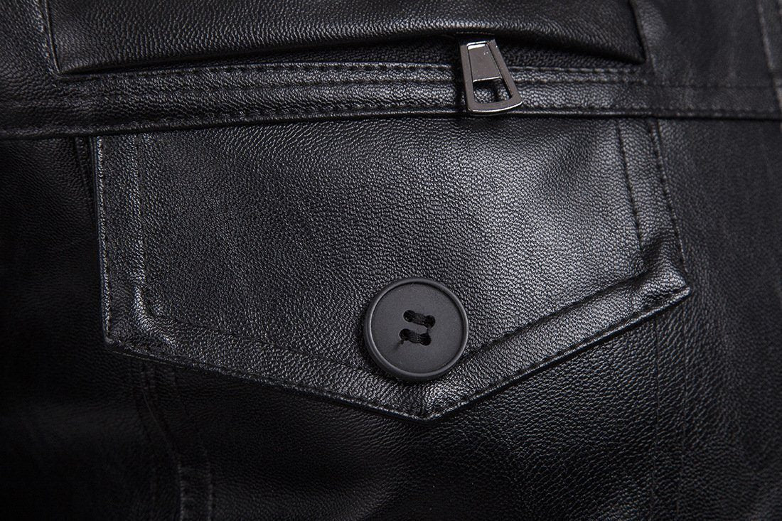 Men's Leather Jacket - Image 5