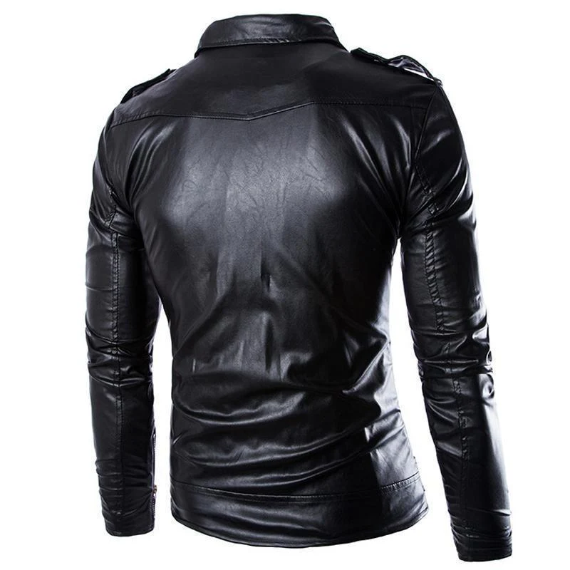 Men's Leather Jacket - Image 3