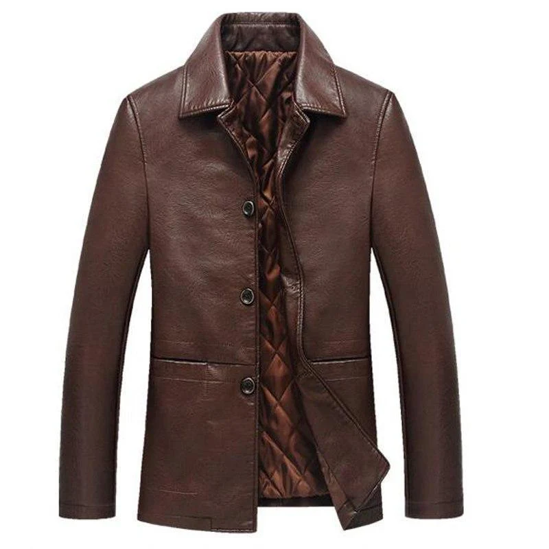 Men's Leather Jacket - Image 2