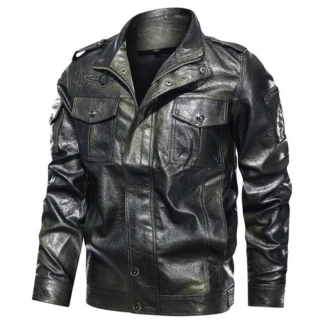 Men's Leather Jacket - Image 5