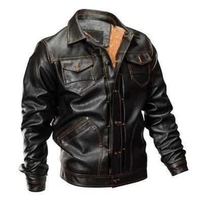 Men's Leather Jacket - Image 2
