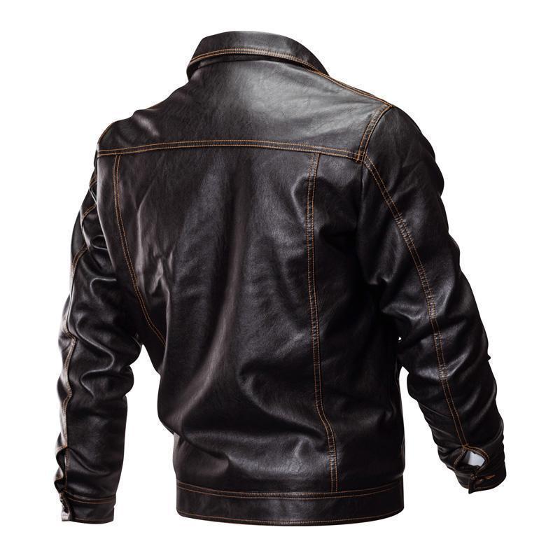 Men's Leather Jacket - Image 3