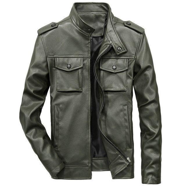 Men's Leather Jacket - Image 3