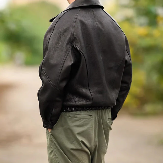 Men's Leather Jacket - Image 3