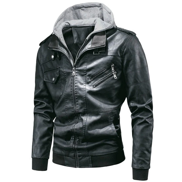 Men's Leather Jacket - Image 2