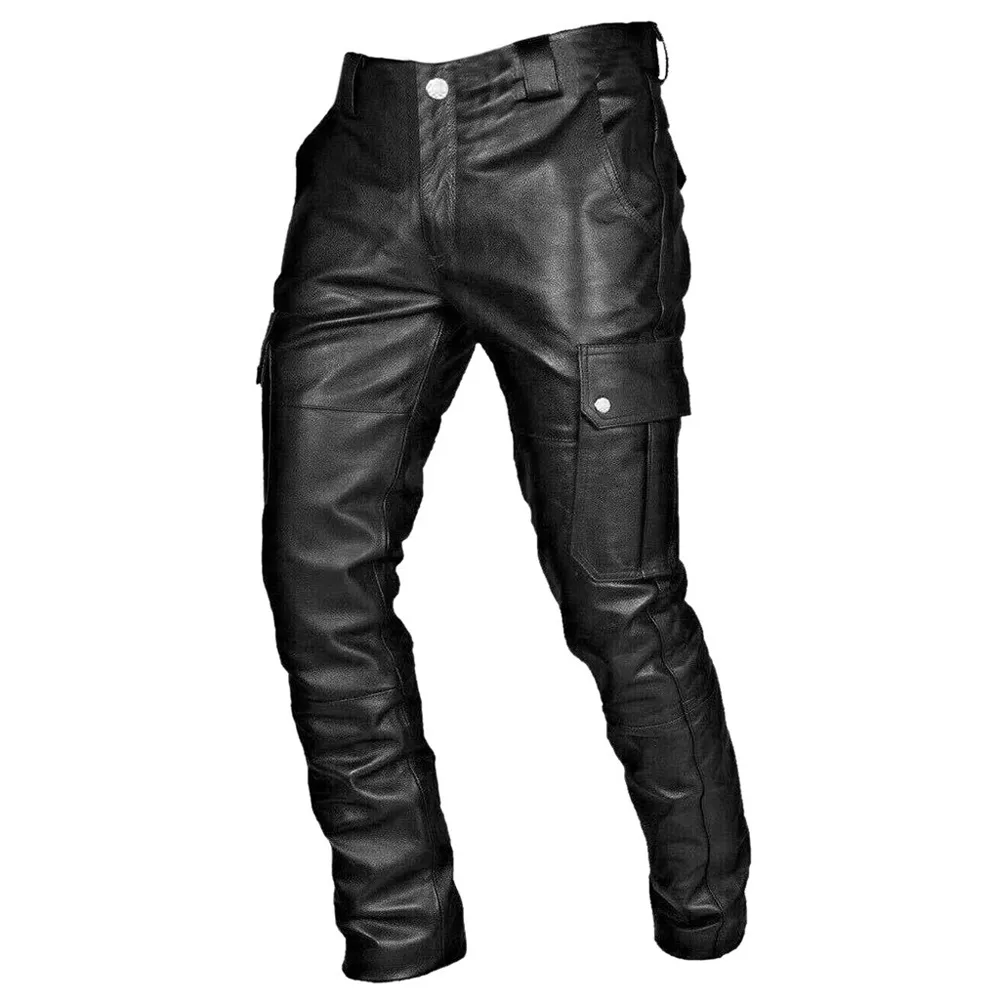 Men's Leather Pants - Image 2