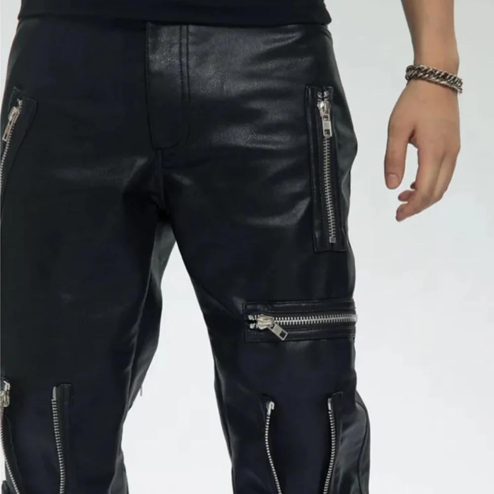 Men's Leather Pants - Image 2