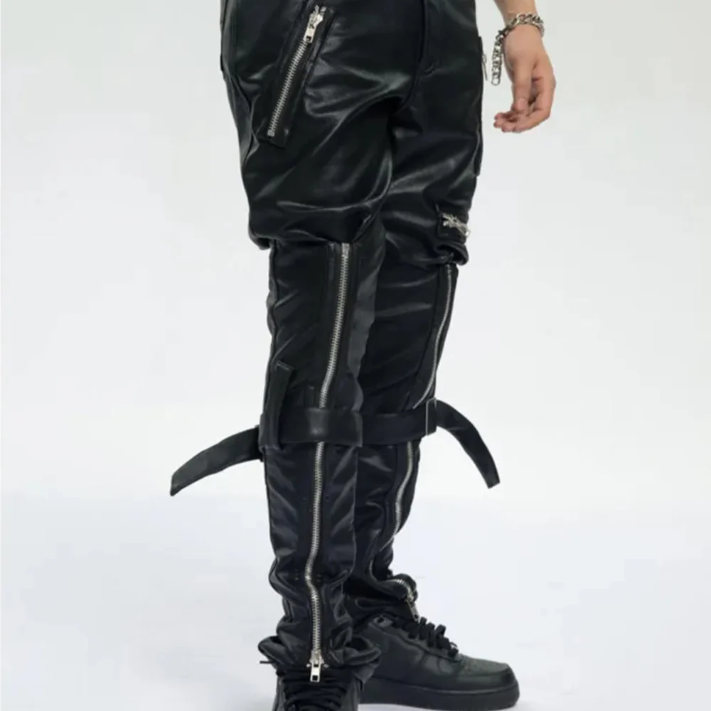 Men's Leather Pants - Image 4