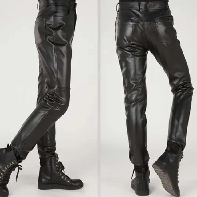 Men's Leather Pants - Image 2