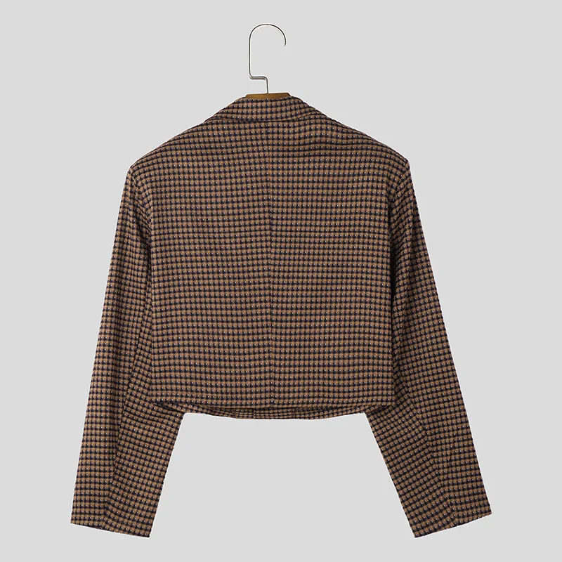 Men's Plaid Blazer - Image 3