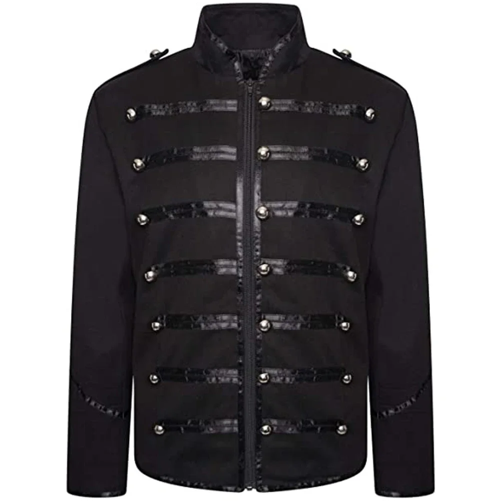 Men's Retro Gothic Jacket Black