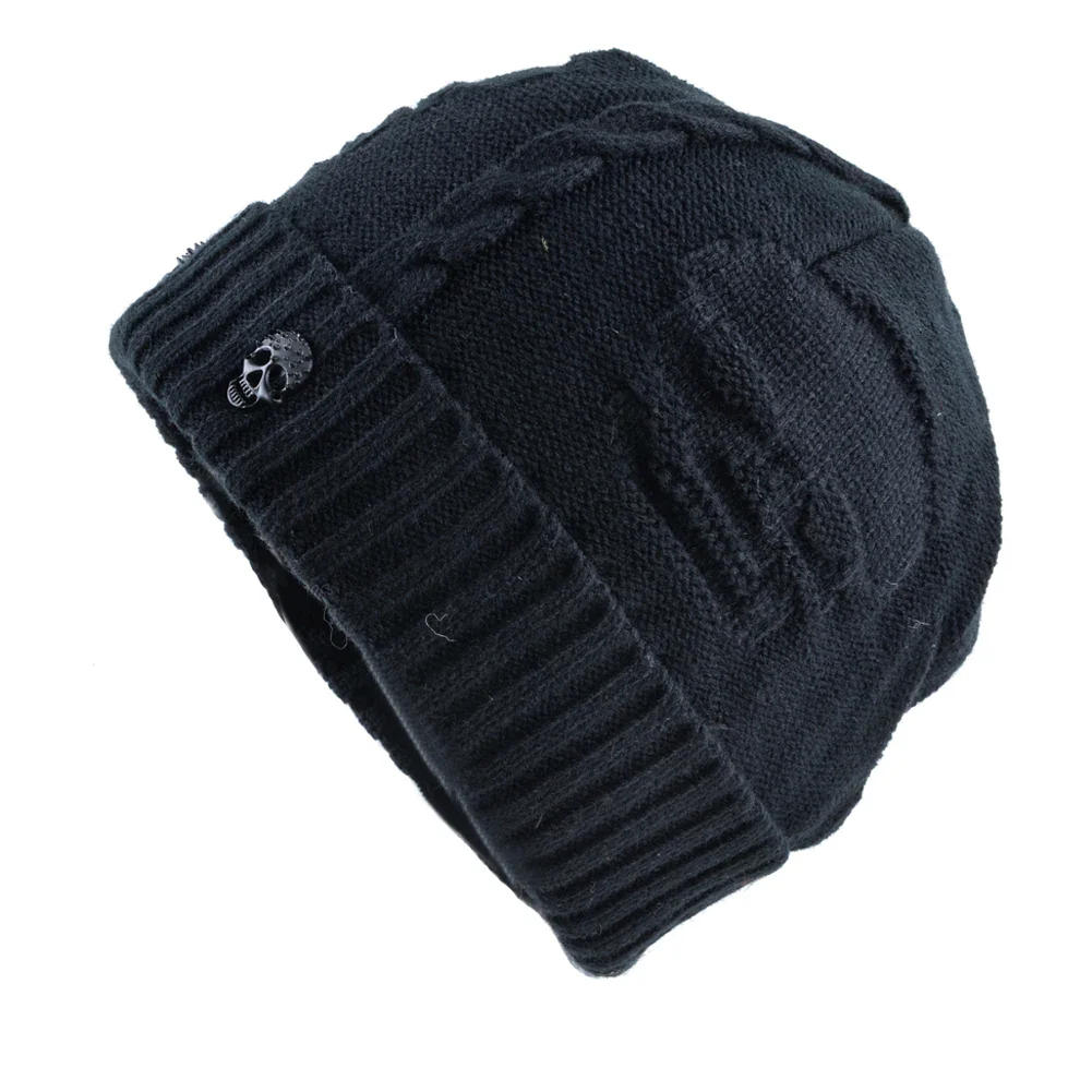 Men's Skull Beanie - Image 2