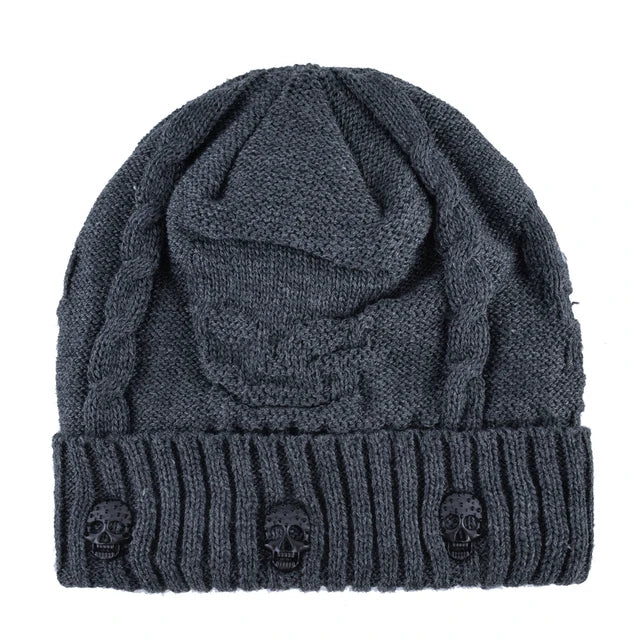 Men's Skull Beanie - Image 4