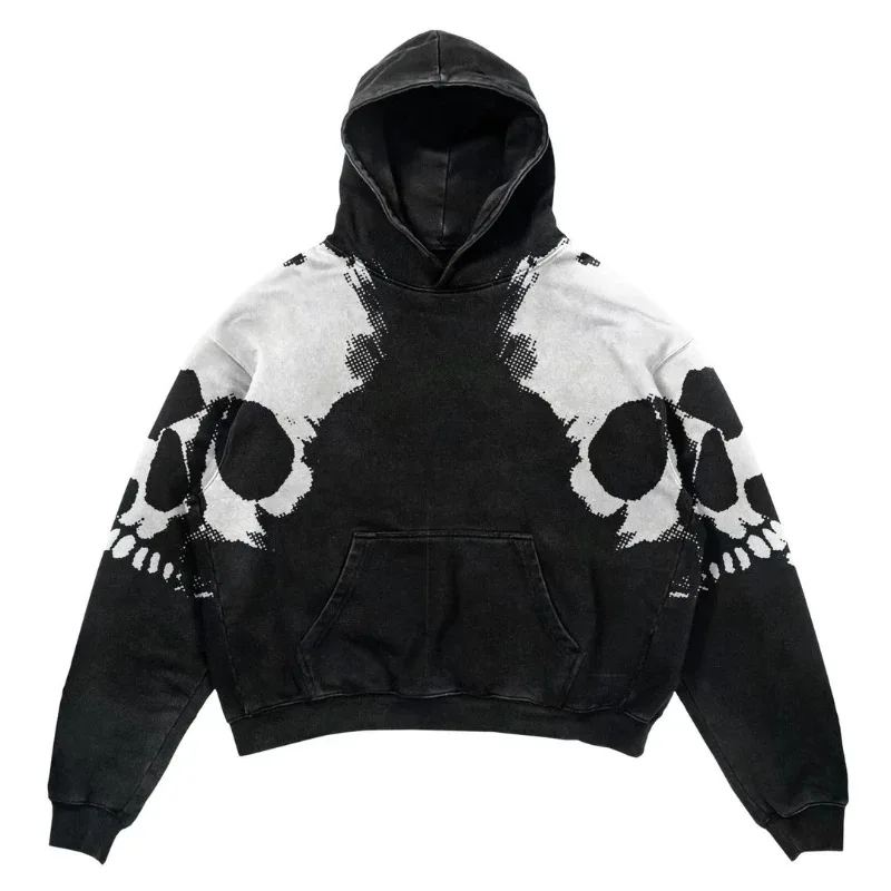 Men's Skull Hoodie - Image 2