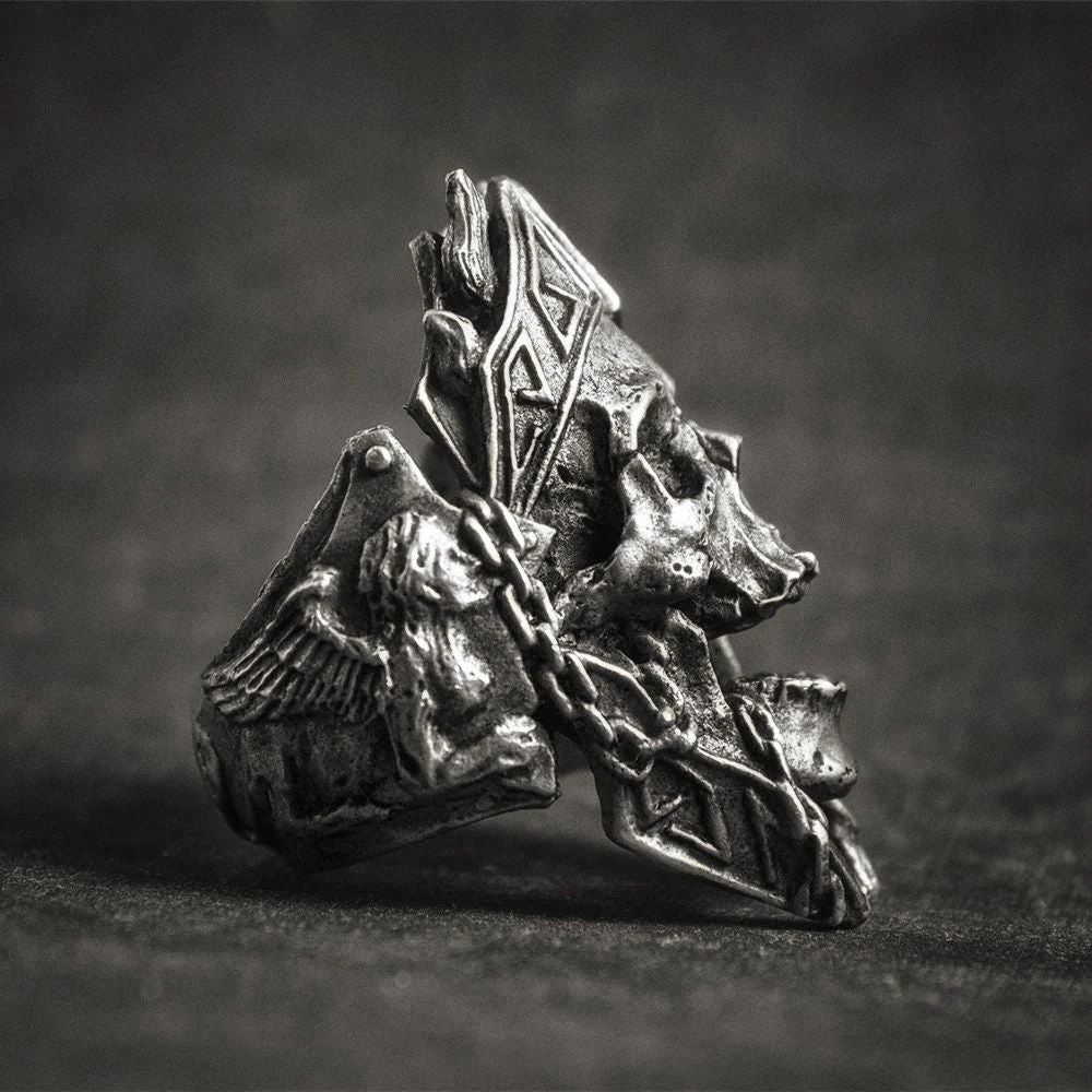 Men's Skull Ring - Image 2