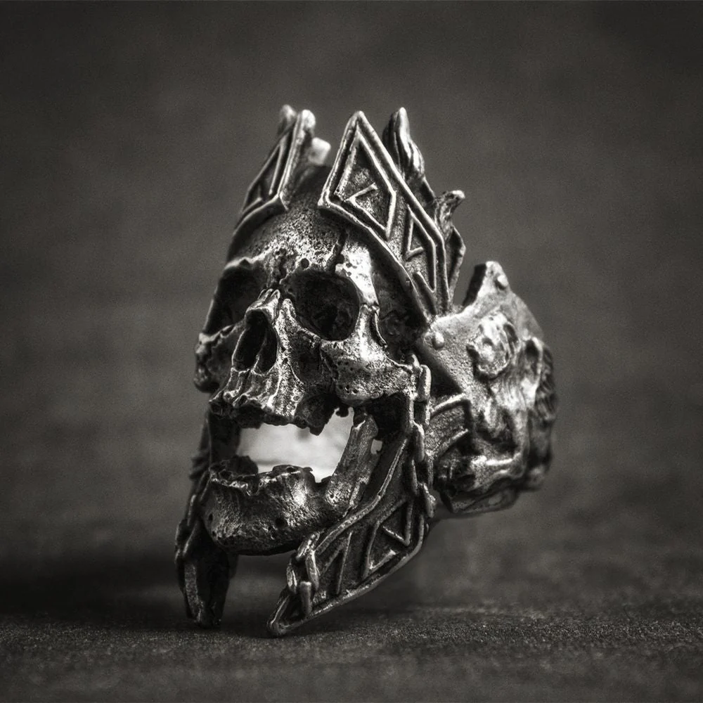 Men's Skull Ring - Image 4