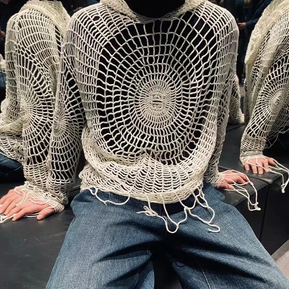 Men's Spider Web Pullover - Image 2