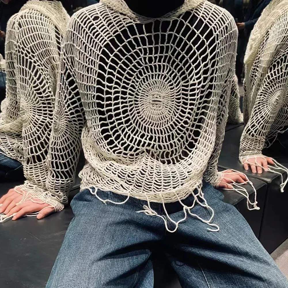 Men's Spider Web Pullover - Image 2