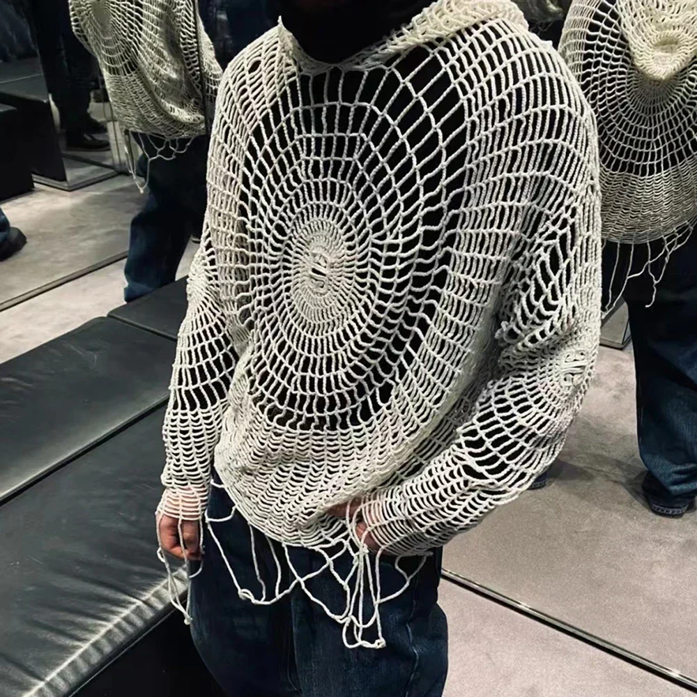 Men's Spider Web Pullover - Image 3