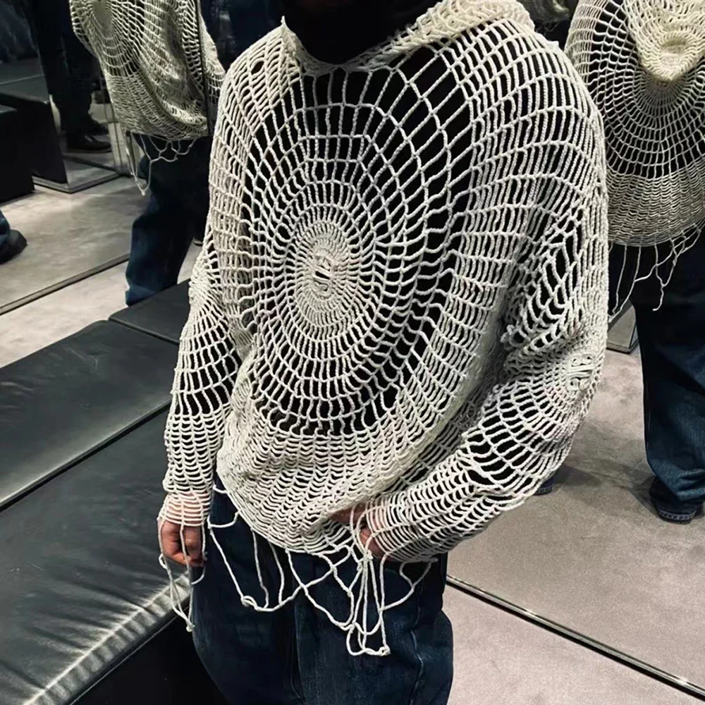 Men's Spider Web Pullover - Image 3