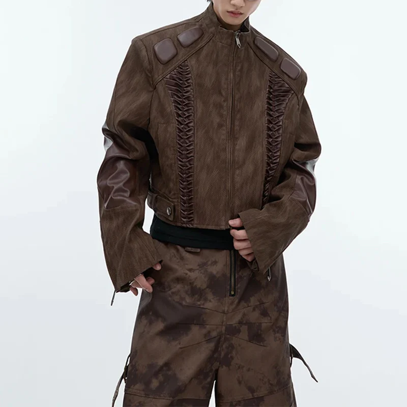 Men's Trendy Leather Jacket - Image 3