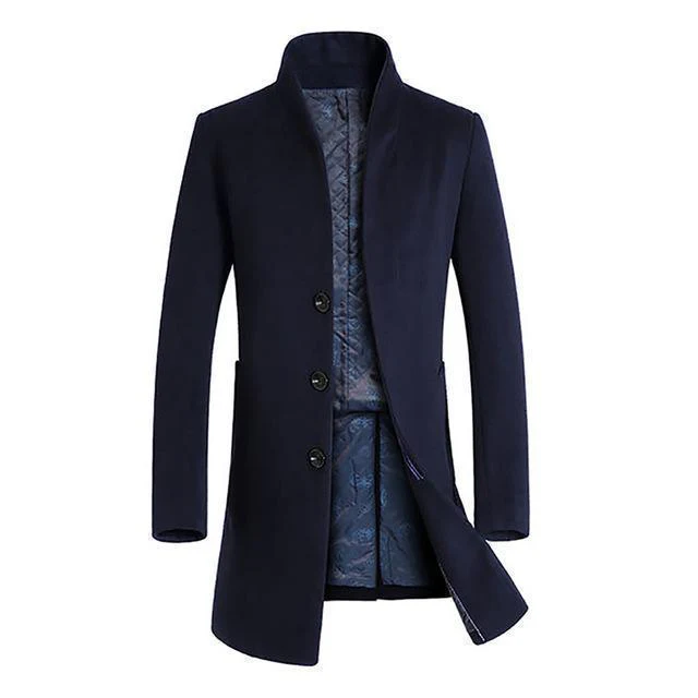 Men's Woolen Coat - Image 2