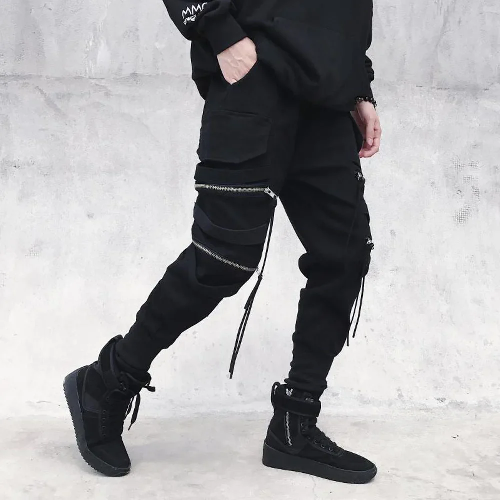 Men's Zipper Joggers - Image 2