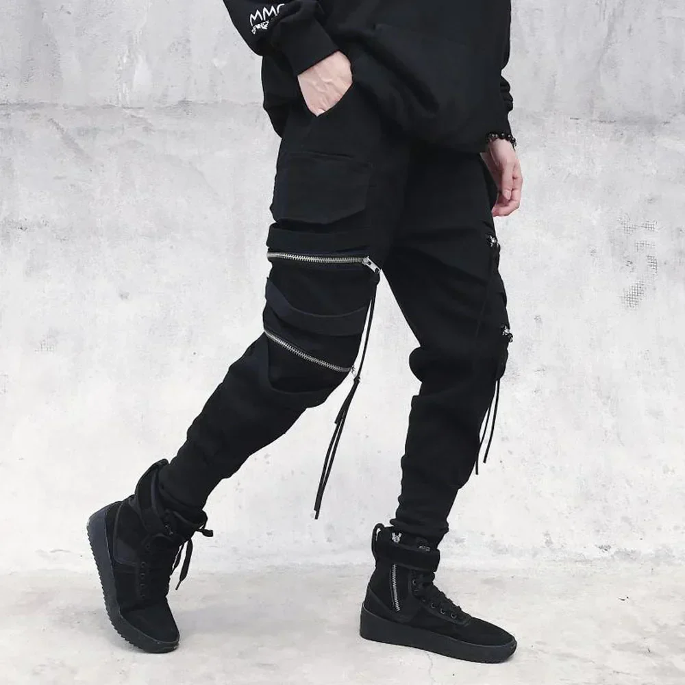 Men's Zipper Joggers - Image 2