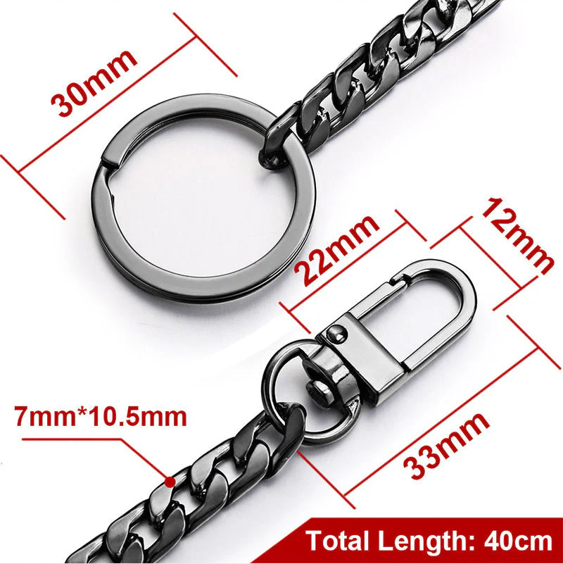 Metal Wallet Belt Chain - Image 2