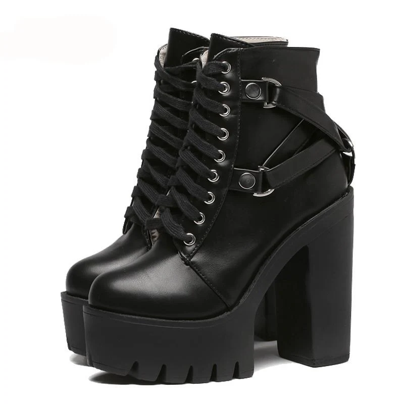 Militant Goth Combat Boots - Image 6