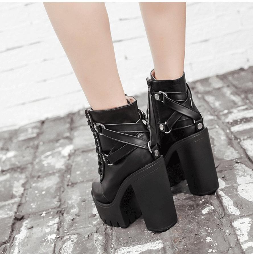 Militant Goth Combat Boots - Image 14