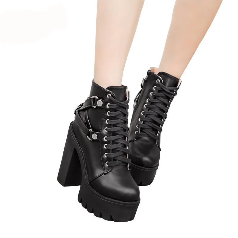 Militant Goth Combat Boots - Image 13