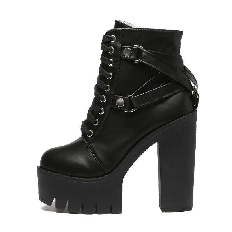 Militant Goth Combat Boots - Image 14