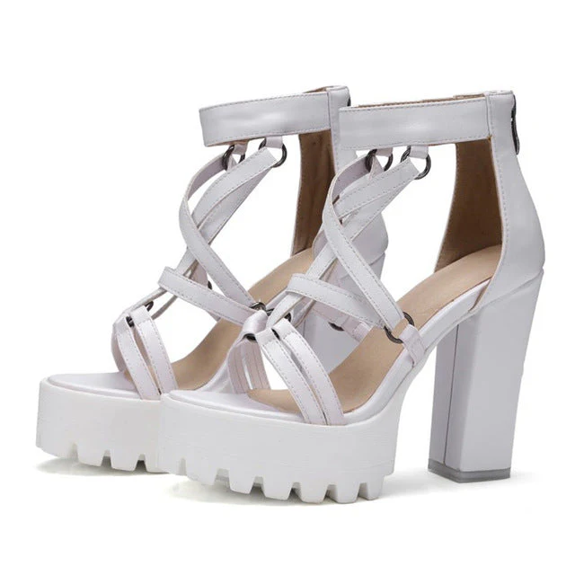 Pentagram Platform Sandals - Image 10