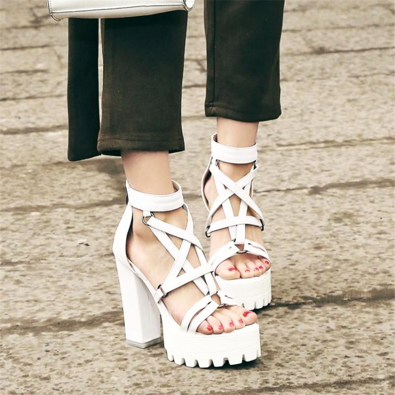 Pentagram Platform Sandals - Image 12