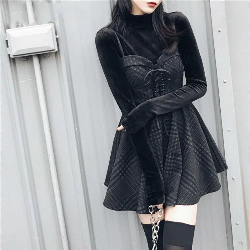 Punk Rock Plated Dress - Image 2
