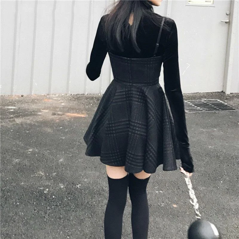 Punk Rock Plated Dress - Image 3