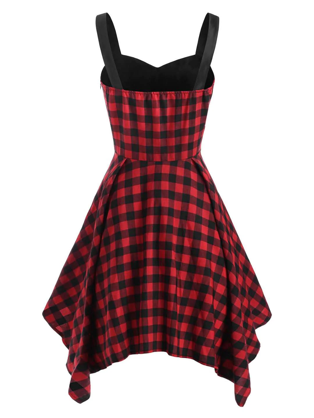 Red & Black Gothic Dress - Image 2