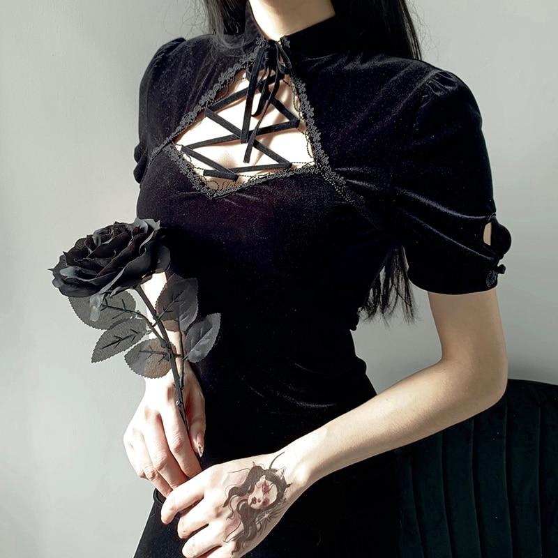 Retro Gothic Dress - Image 3
