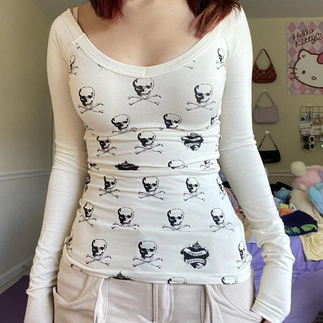 Retro Skull Shirt - Image 4